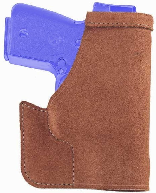 Galco Pocket Protector Premium Steerhide Holsters Kel-Tec P-3AT/Kel-Tec P-32/Ruger LCP w/ Lasermax/Ruger LCP w/ Crimson Trace CTC Laserguard Natural - Galco