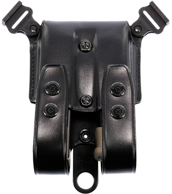 Galco Scl Extended Double Mag Case For System GLOCK 19X SIG-SAUER M17 W/17-21 RD MAG Ambi Black - Galco