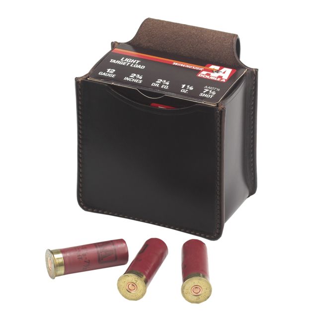 Galco Single Box Shell Carrier Ambidextrous Dark Havana - Galco