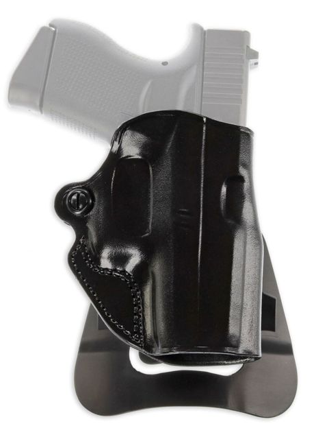 Galco Speed Master 2.0 Paddle/Belt Holster Glock 31/Glock 17/Glock 22 Right Hand Plain Black - Galco