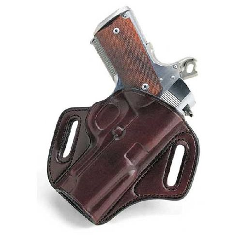 Galco Concealable Leather Belt Holster SIG Sauer P232/SIG Sauer P230 Left Hand Plain Black - Galco