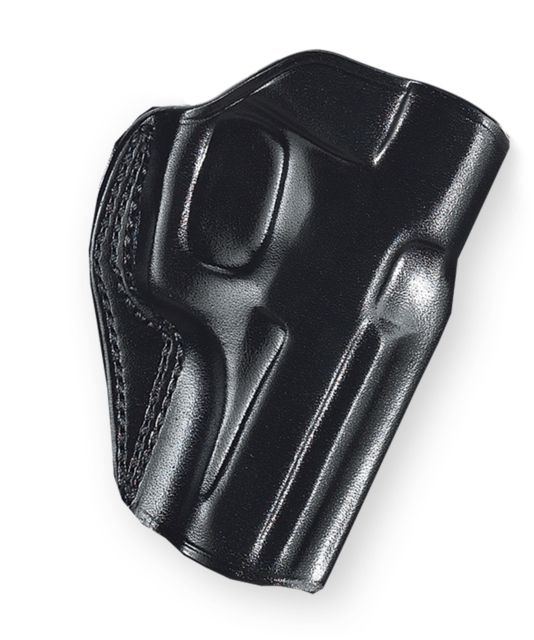 Galco Belt Leather Holster Kel-Tec P-3AT/Kel-Tec P-32/Ruger LCP w/ Crimson Trace CTC Laserguard Right Hand Plain Black - Galco