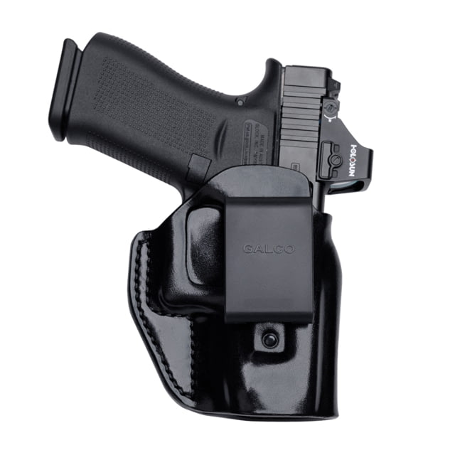 Galco Stow-N-Go Elite Iwb Holster Glock 43 Glock 43 W/Wo Red Dot No Rail Glock 43X Mos No Red Dot Glock 43X Mos W/Red Dot Right Hand Black - Galco