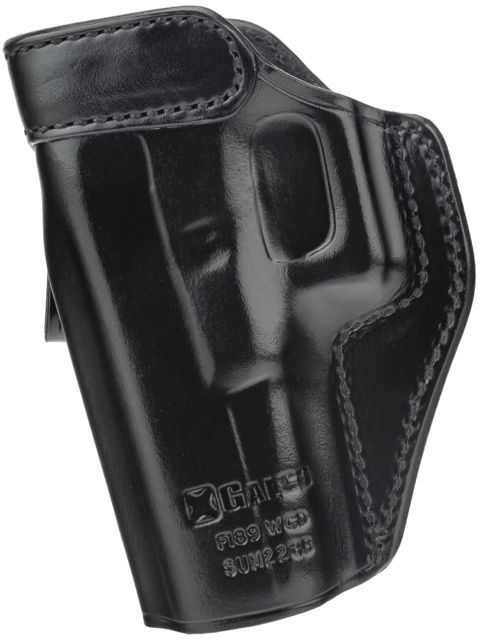 Galco Summer Comfort Inside Pant Leather Holster Glock 20/Glock 37/Glock 21/Glock 21SF Right Hand Plain Black - Galco