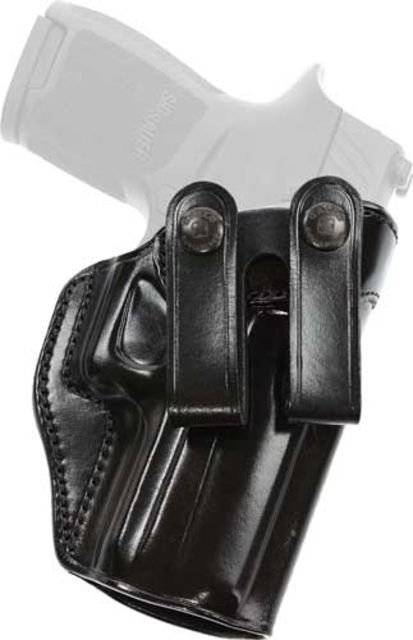 Galco Summer Comfort Inside Pant Leather Holster Glock 43/Glock 43X Right Hand Plain Black - Galco