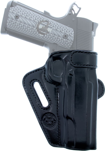 Galco Masterbilt Thunderclap Premium Steerhide OWB Belt Holster Kimber 1911 4in Springfield Armory 1911 Operator Right Hand Black - Galco