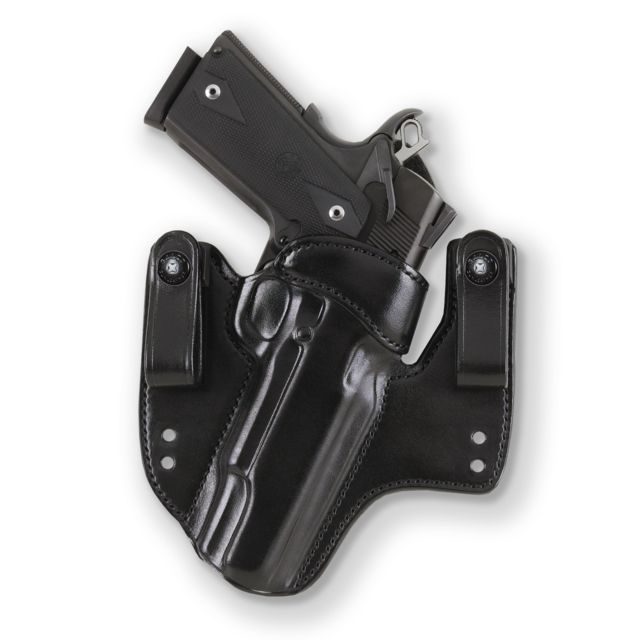 Galco V-Hawk IWB Leather Holster Black Colt 4 1/4in. 1911Left - Galco