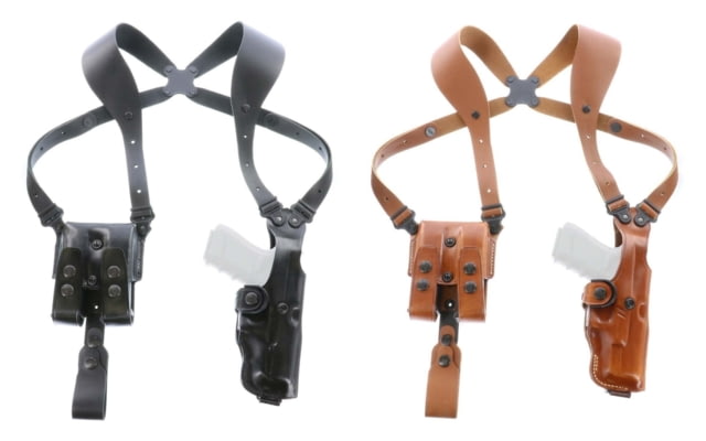 US Galco VHS 4.0 Leather Shoulder Holster System, Tan - VHS4-820R Tech Data