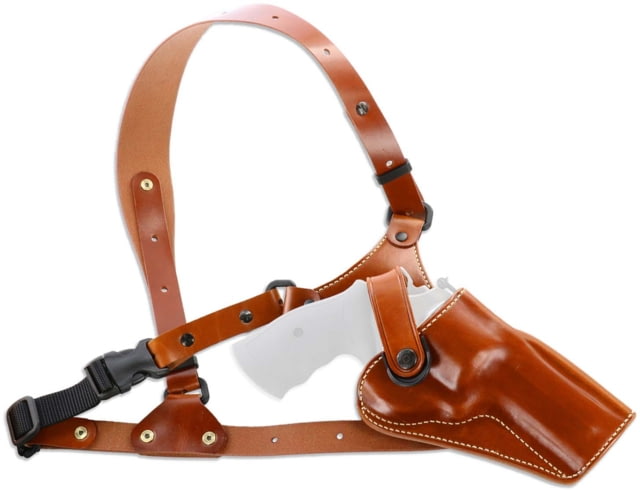 Galco Great Alaskan Leather Chest Holster Wilson Combat Hunter w/wo Red Dot Right Hand Tan - Galco