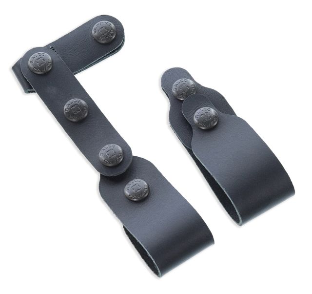 Galco VHS Tie Down Set Leather Holster Ambidextrous Matte Black - Galco