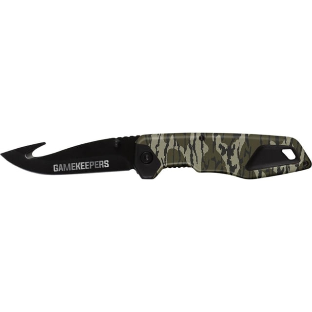 Gamekeeper Drop Point Folding Knife Mossy Oak - Gamekeeper