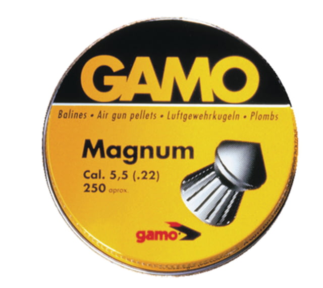 Gamo .22 Caliber Magnum Pellets 250 Tin - Gamo