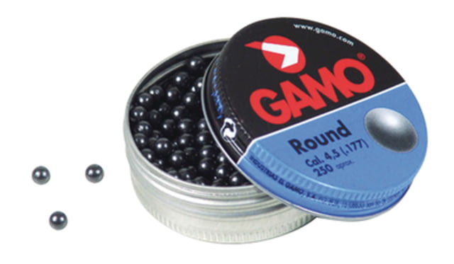 Gamo .177 Caliber Roundball Pellets, 250 Tin, 632032454