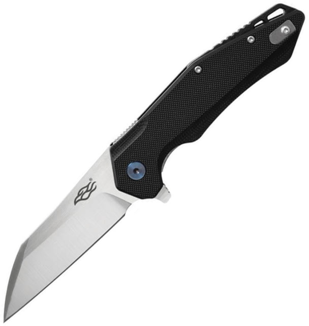 Ganzo Knives Firebird Linerlock Black Folding Knife 3.38" satin finish D2 tool steel Wharncliffe blade Black G10 handle - Ganzo Knives