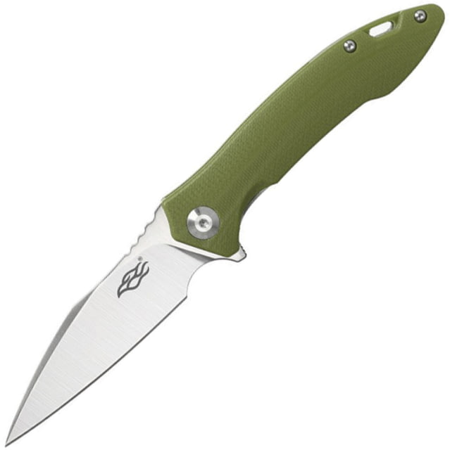 Ganzo Knives Firebird Linerlock Green Folding Knife 3.13" satin finish D2 tool steel blade Green G10 handle - Ganzo Knives