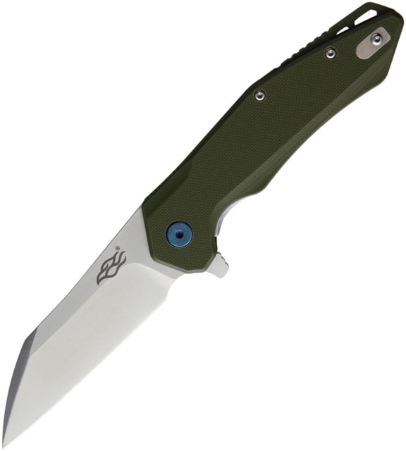 Ganzo Knives Firebird Linerlock Green Folding Knife 3.38" satin finish D2 tool steel blade Green G10 handle - Ganzo Knives