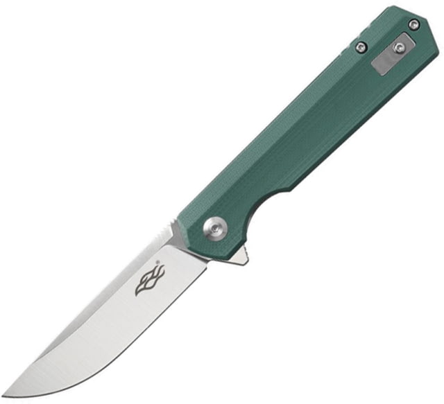 Ganzo Knives Firebird Linerlock Green Folding Knife 3" satin finish D2 tool steel blade Green G10 handle - Ganzo Knives