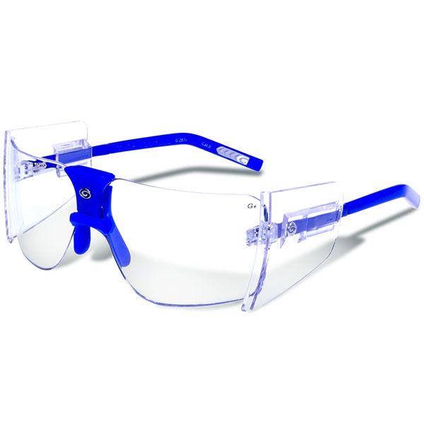 Gargoyles 85s Sunglasses w/ Blue Frame Clear Lens GAR - Gargoyles