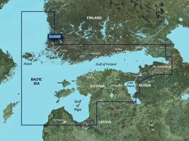 Garmin BlueChart g2 Aland to Vyborg v2010.5-v12 microSD Card w/SD Adapter - Garmin