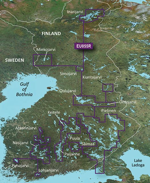 Garmin BlueChart g2 Finnish Lakes v2010.5-v12 microSD Card w/SD Adapter - Garmin