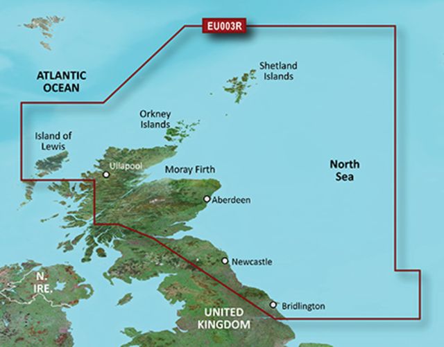 Garmin BlueChart g2 Great Britain Northeast Coast v2010.5-v12 microSD Card w/SD Adapter - Garmin