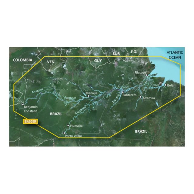 Garmin BlueChart g2 HD - HXSA009R - Amazon River - microSD/SD - Garmin