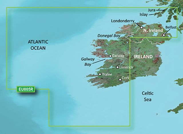 Garmin BlueChart g2 Ireland West Coast v2010.5-v12 microSD Card w/SD Adapter - Garmin