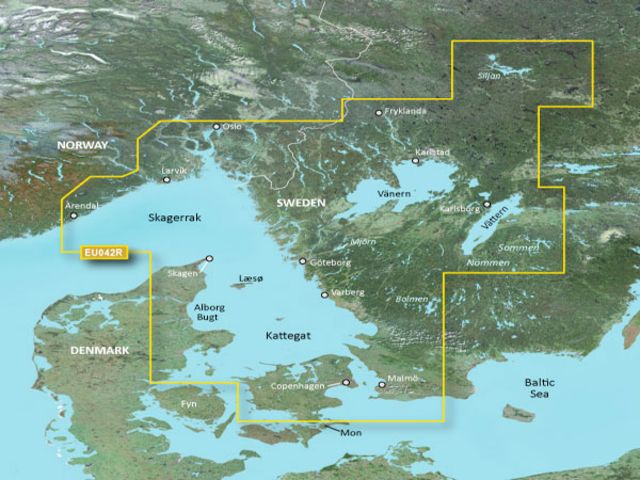 Garmin BlueChart g2 Oslo to Trelleborg v2010.5-v12 microSD Card w/SD Adapter - Garmin