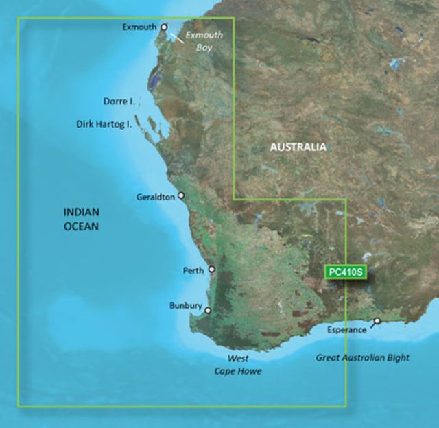 Garmin BlueChart g2 Vision - Esperance to Exmouth Bay JUL 08 (PC410S) SD Card - Garmin