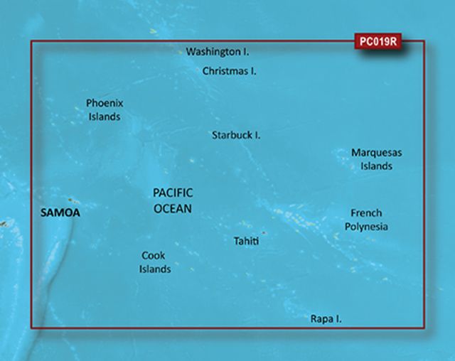 Garmin BlueChart g2 Vision - Polynesia JUL 08 (PC019R) SD Card - Garmin