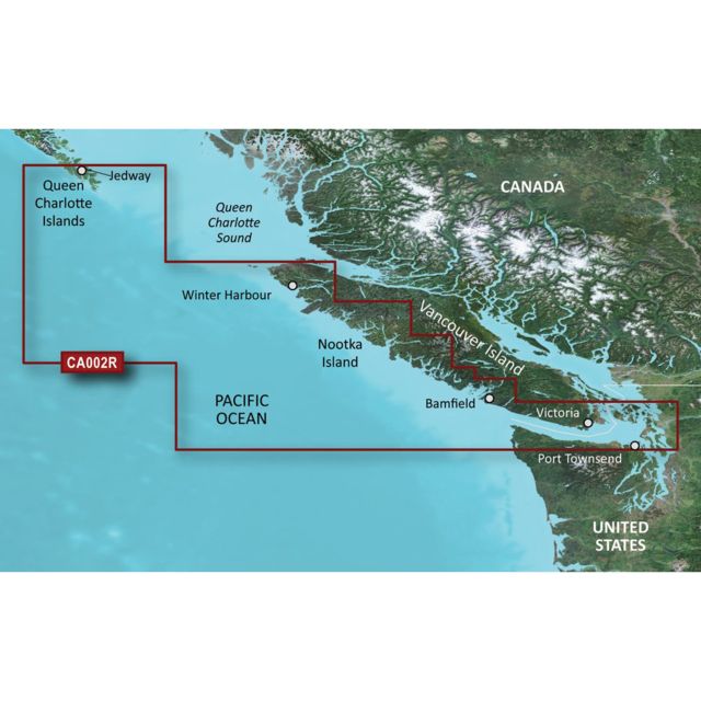 Garmin BlueChart g3 Vision HD - VCA018R - Inside - Outside Passage - microSD/SD - Garmin