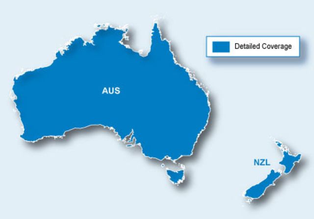 Garmin City Navigator Map - Australia+New Zealand NT-NAVTEQ on MicroSD/SD card - Garmin