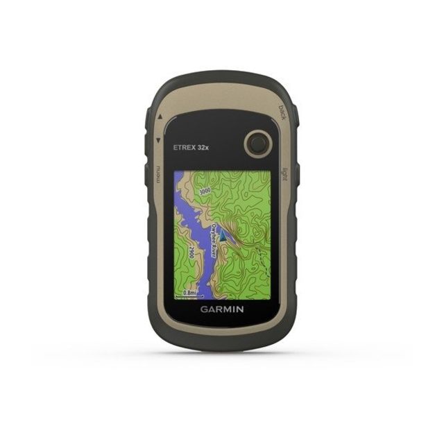 Garmin eTrex 32x Rugged Handheld GPS with Compass and Barometric Altimeter, Brown, 010-02257-00