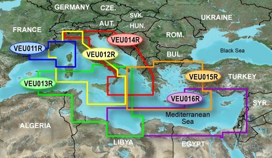 Garmin BlueChart g2 Aegean Sea and Sea of Marmara v2010.5-v12 microSD Card w/SD Adapter - Garmin