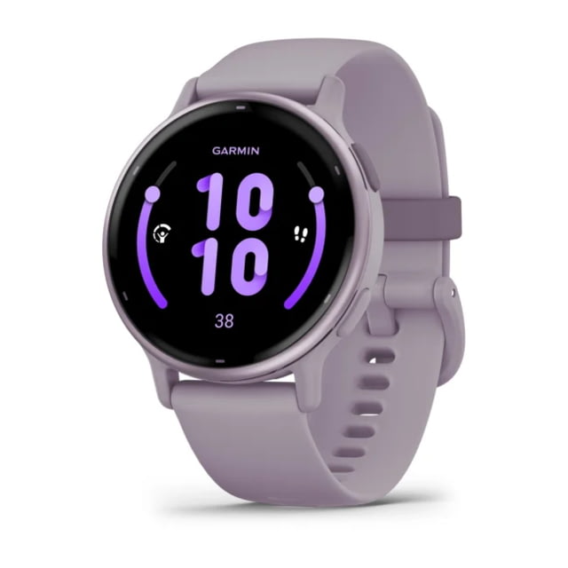 Garmin Garmin Vivoactive 5 Watch Metallic Orchid Aluminum Bezel w/ Orchid Case and Silicone Band - $269.99 at Optics Planet