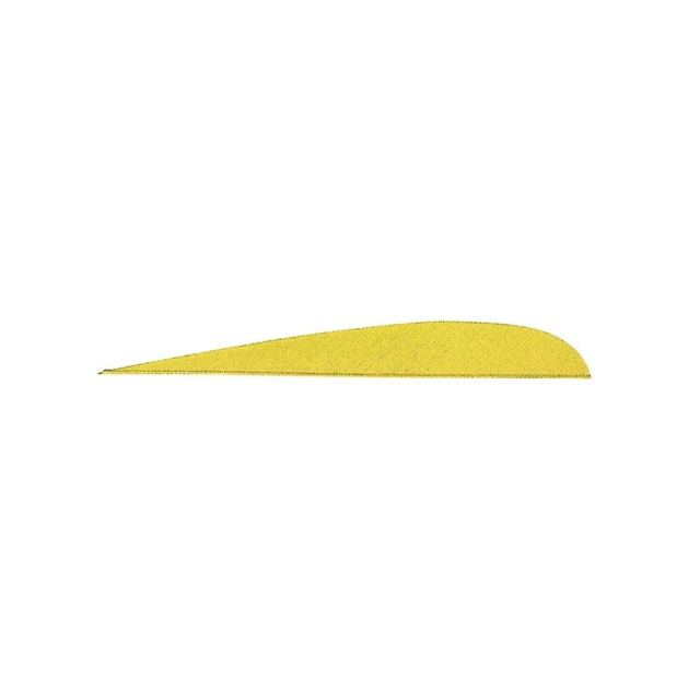 Gateway Feathers Neon Yellow 4 in. LW 100 pk.