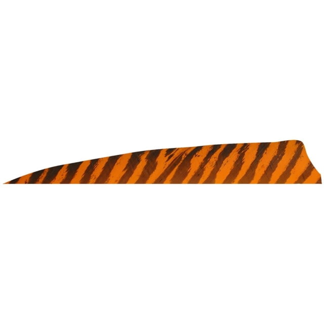 Gateway Shield Cut Feathers Barred Orange 4 in. RW 100 Pk. - Gateway