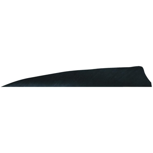 Gateway Shield Cut Feathers Black 4 in. RW 100 Pk. - Gateway