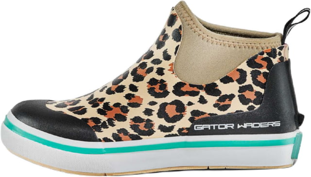 Gator Waders Camp Boots - Women's Leopard/Aqua 6 US