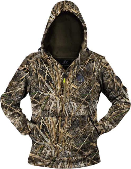 Gator Waders Camp Hoodie - Men's Realtree Max-7 Large