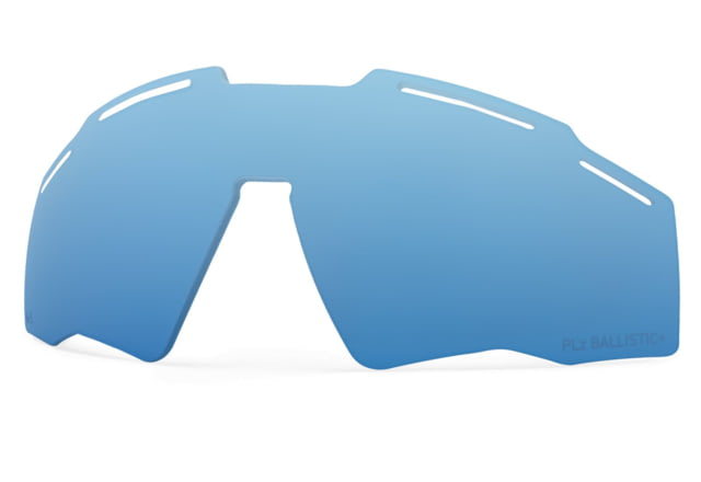 Gatorz Blastshield B2 Sunglasses MilSpec Ballistic PolarizedSmoke Blue Mirror w Anti-Fog Replacement Lens ANSI Z87.1 One Size - Gatorz