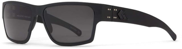 Gatorz Delta Milspec Ballistic Glasses Blackout Frame Smoke w/Anti-Fog Lens - Gatorz