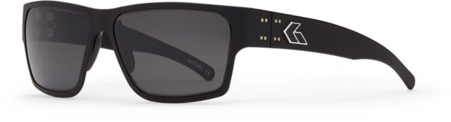 Gatorz Delta Sunglasses Matte Black Frame Smoked Polarized Lens - Gatorz