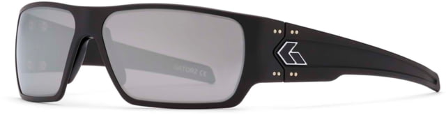 Gatorz Specter Sunglasses Cerakote BlackFrame Smoke Polarized w/Silver Mirror Lens
