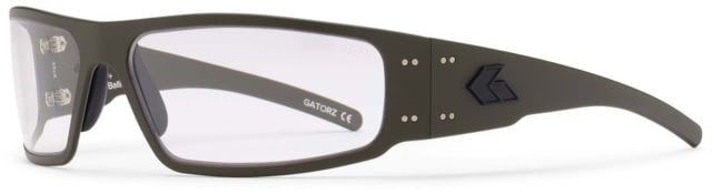 Gatorz Specter Sunglasses OD Green Cerakote MILSPEC Ballistic Smoke w/ Anti-Fog Black Logo OD Green - Gatorz