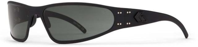 Gatorz Wraptor Milspec Ballistic Z87.1 Sunglasses Blackout Frame Smoke w/Anti-Fog Lens - Gatorz