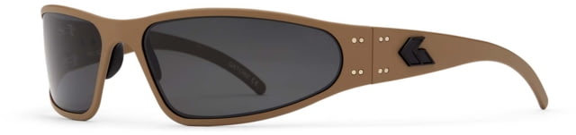 Gatorz Wraptor Milspec Ballistic Z87.1 SunglassesCerakote Tan Frame Smoke w/Anti-Fog Lens - Gatorz