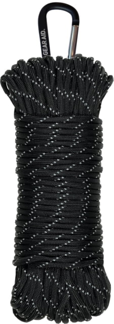 Gear Aid 550 Paracord 100ft Black/Reflective