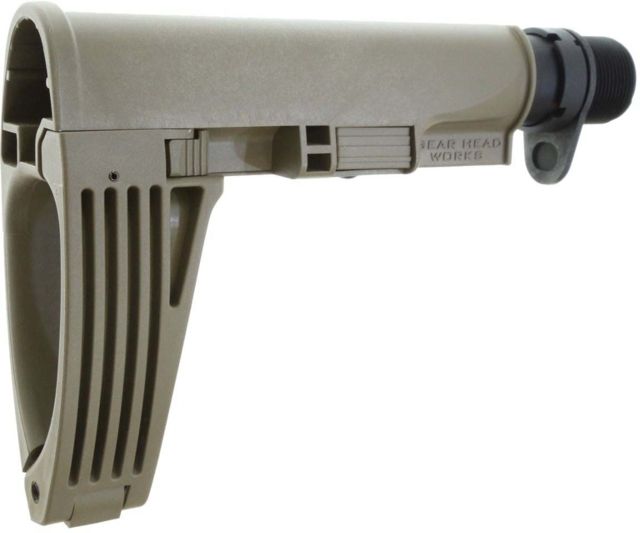 Gear Head Works Tailhook Mod 2 Pistol Stabilizing Brace Telescoping Flat Dark Earth