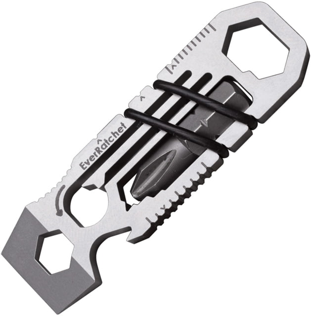 Gear Infusion EverRatchet Keychain MultiTool 2.5" overall Stainless construction - Gear Infusion